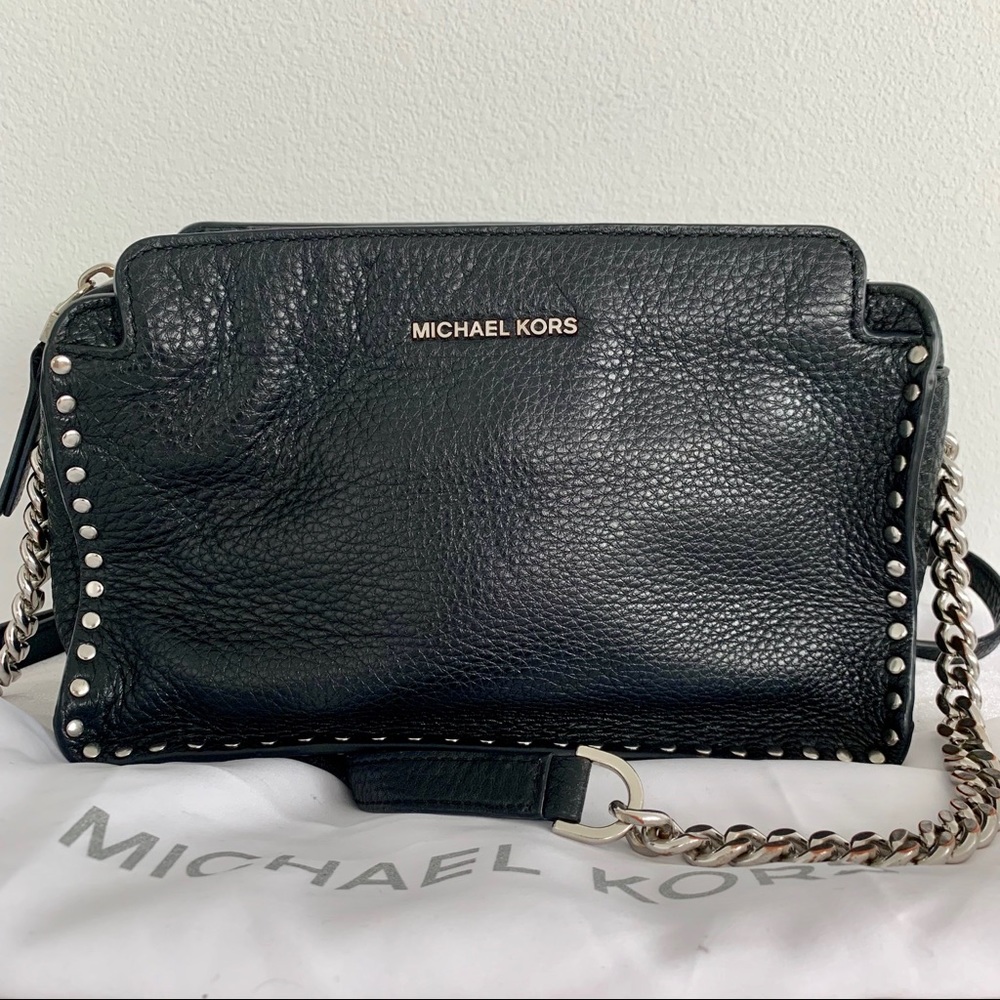 Micheal Kors Studded Black Crossbody